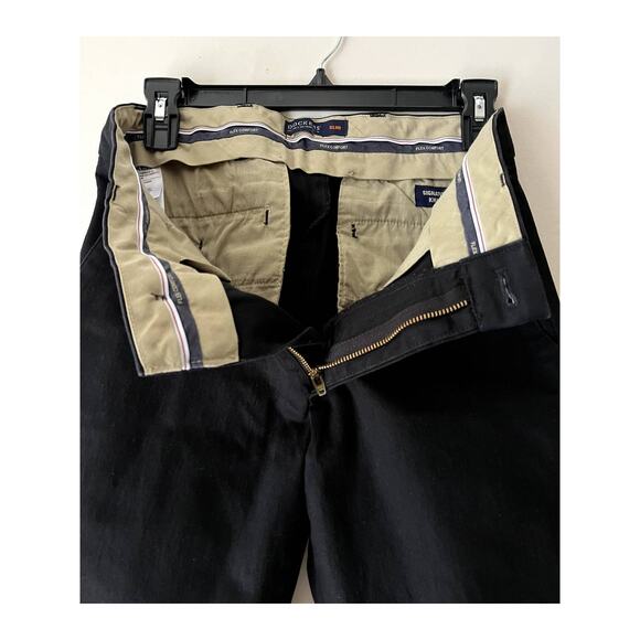 Dockers Mens Size W28 L32 Slim Signature Khaki Pants Black Pre-Owned - Picture 6 of 10